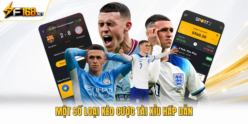 Một số loại kèo cược tài xỉu hấp dẫn 